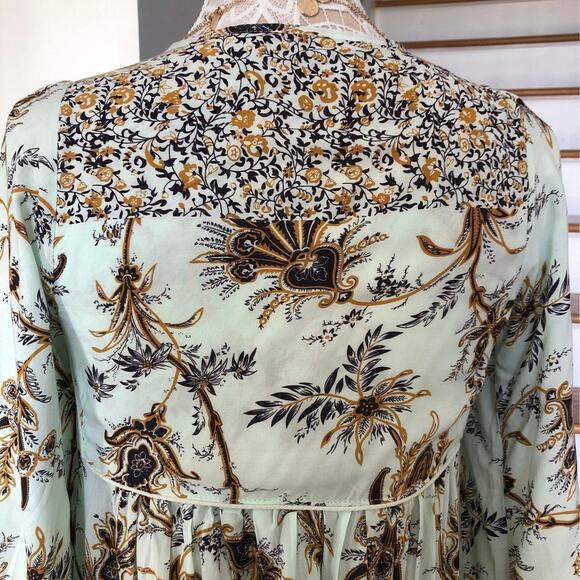 R.Vivimos Floral Tassel Bohemian Maxi Dress size small - Picture 9 of 12